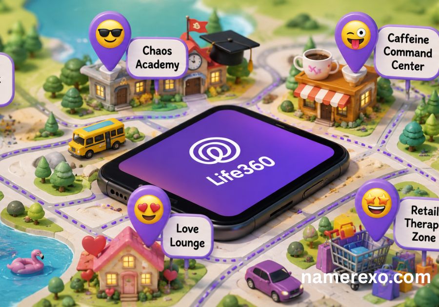 750+ Funny Names for Places on Life360 – Home, School, Couples & More (2026)