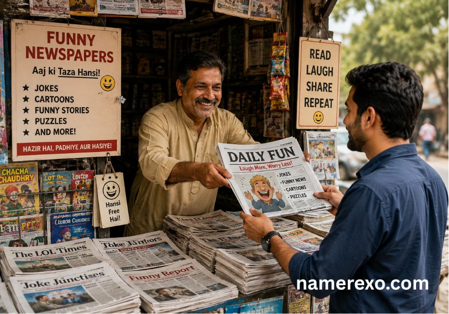 750+ Funny Newspaper Names Generator – Hilarious, Clever & Catchy Ideas