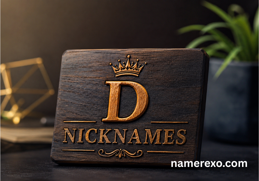 400+ D Nicknames So Good You'll Want to Use Them Instantly