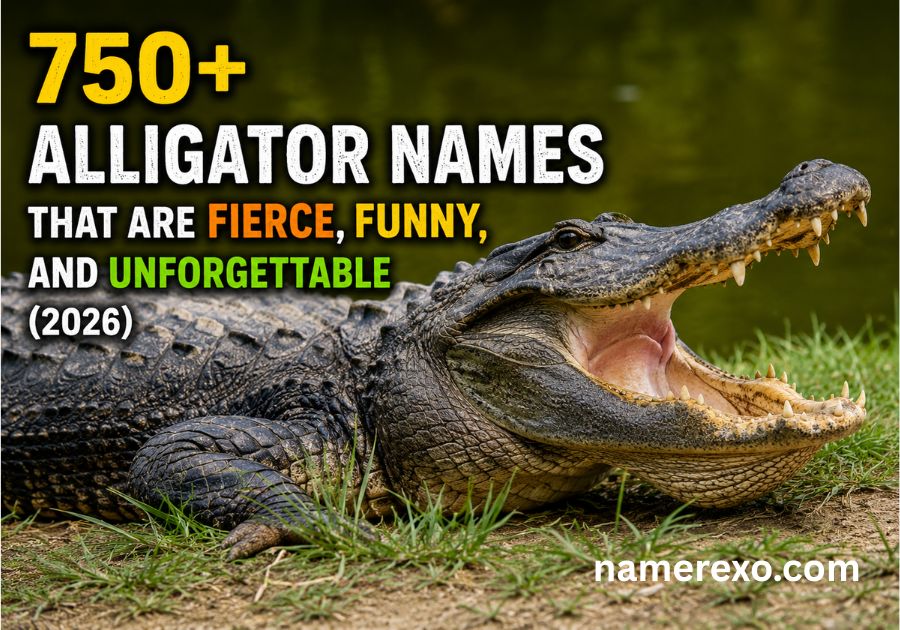 750+ Alligator Names That Are Fierce Funny and Unforgettable (2026)