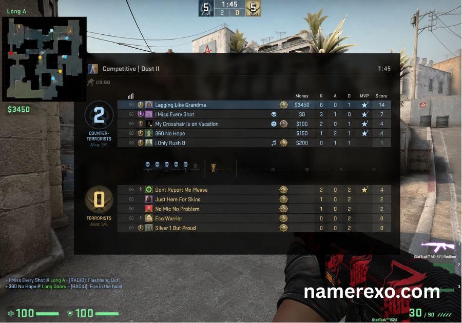 Funny CSGO Names That Will Make the Whole Lobby Lose Focus