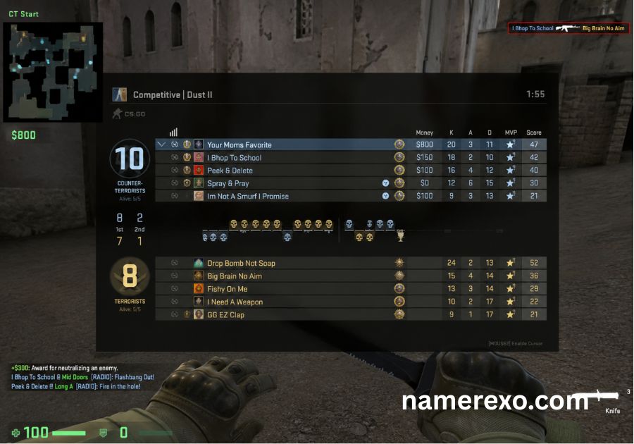 Funny CSGO Names That Will Make the Whole Lobby Lose Focus