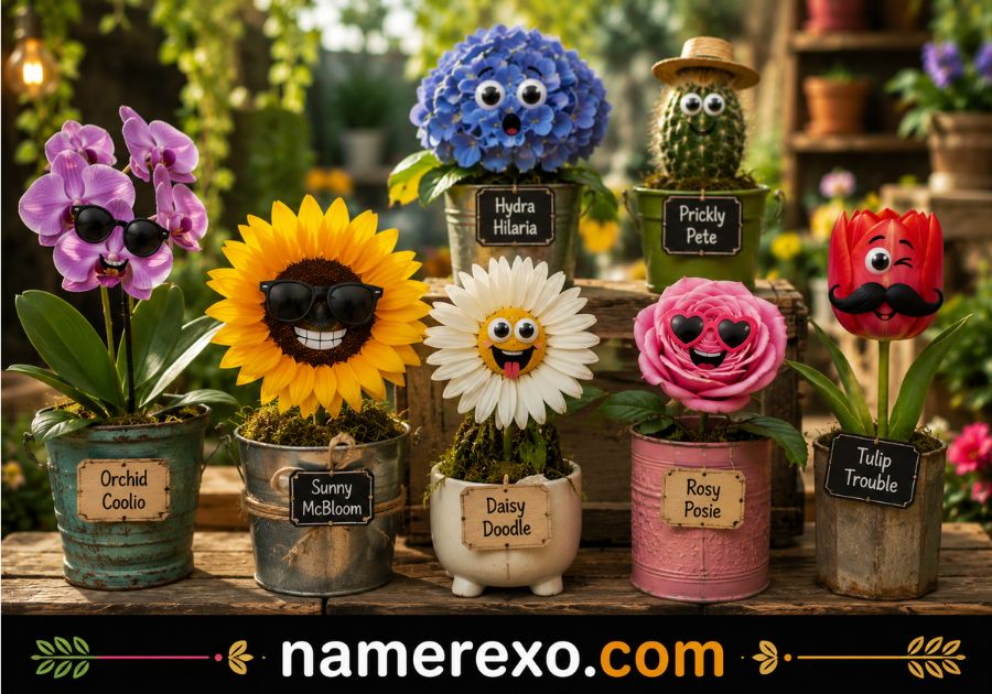 250+ Funny Flower Names That Will Make You Smile