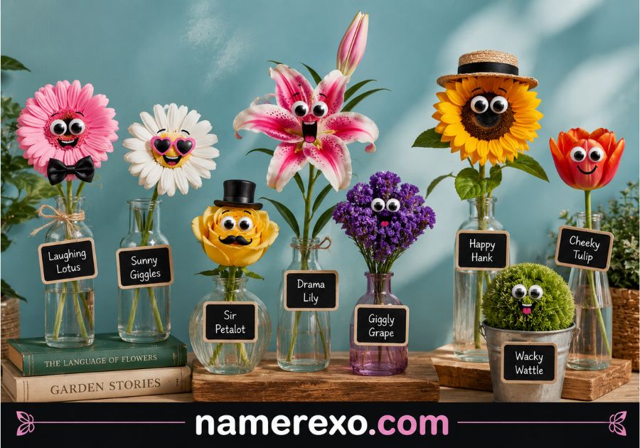 250+ Funny Flower Names That Will Make You Smile