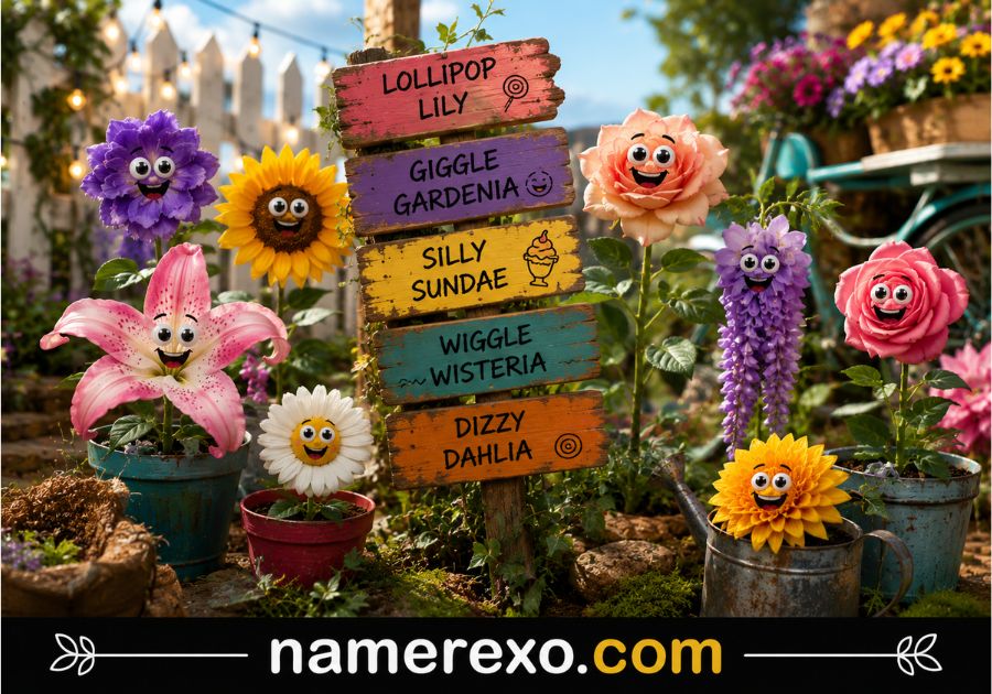 250+ Funny Flower Names That Will Make You Smile