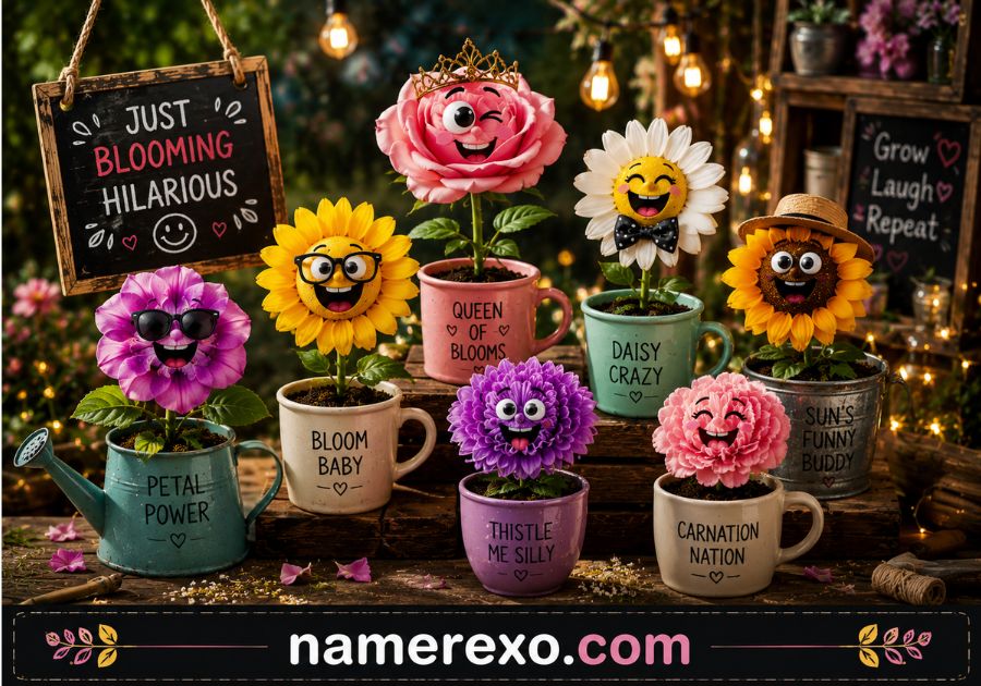 250+ Funny Flower Names That Will Make You Smile