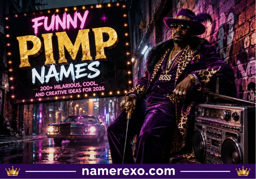 Funny Pimp Names: 200+ Hilarious, Cool, and Creative Ideas For 2026